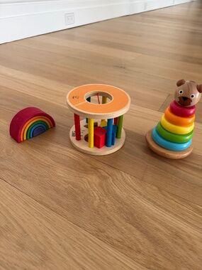 Hape baby toys - wood
